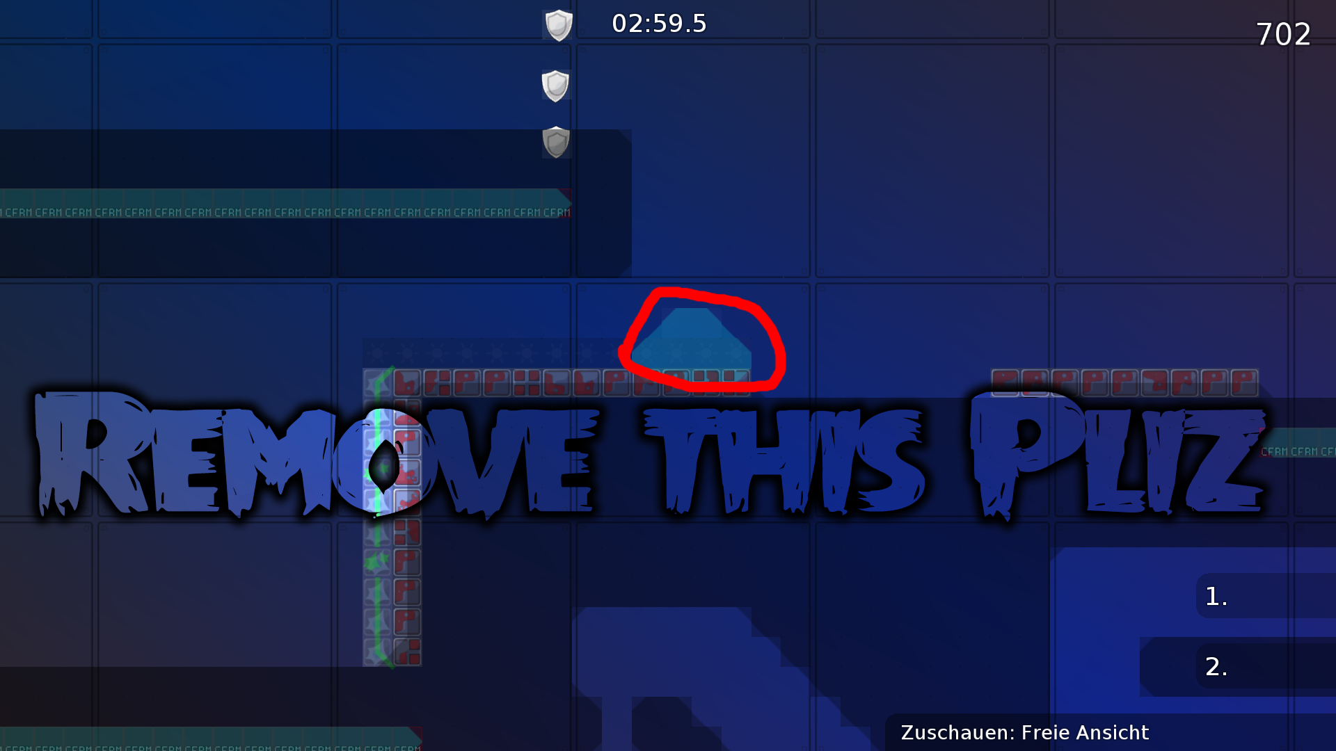 I dont like this and it isnt really needed there ... just do a double rocket ...