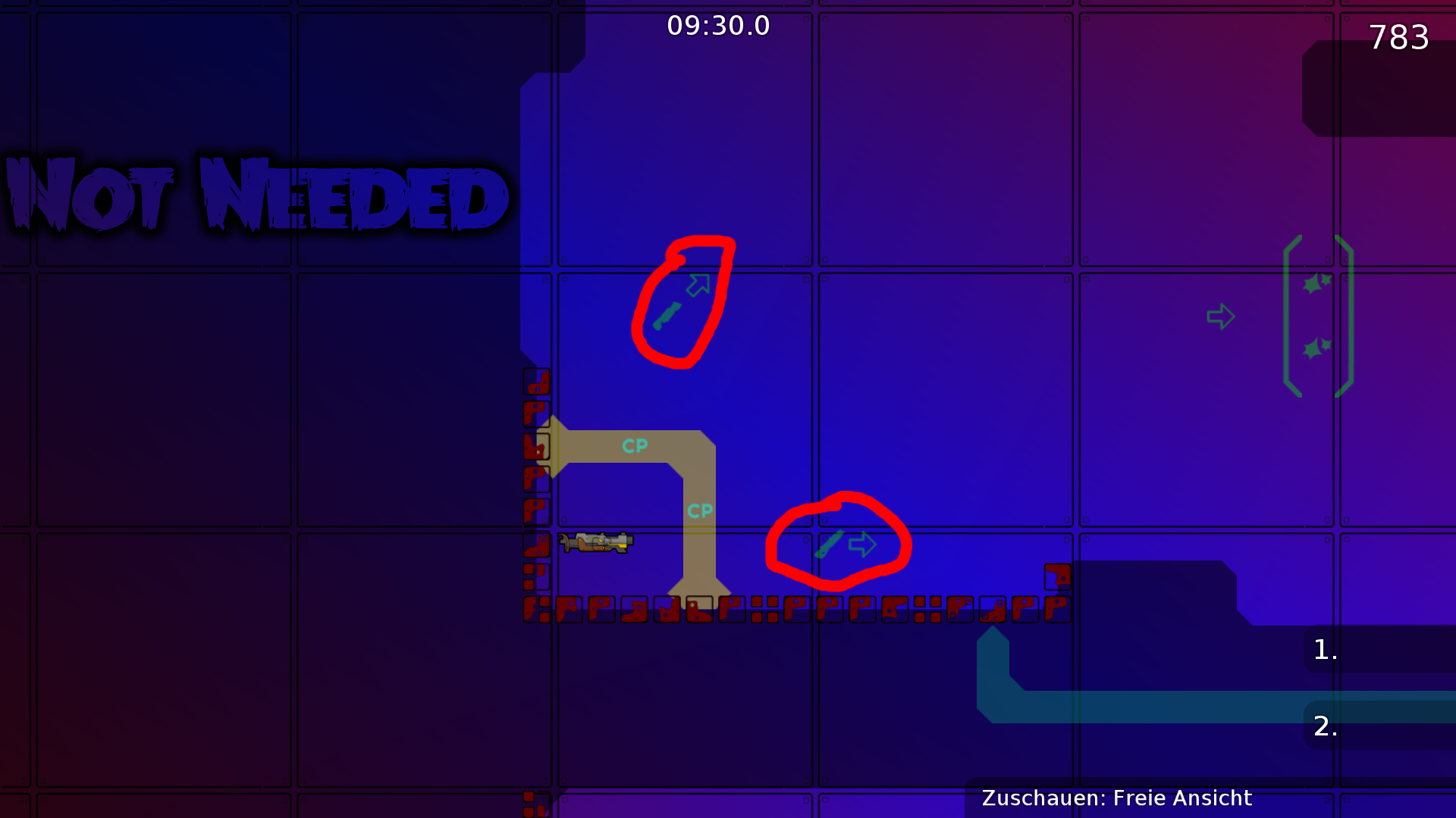 I think these signs are useless ... give the players some time to think and they will find the way themself. JUST A SUGGESTION .... but if u let them there add 'Entities off'