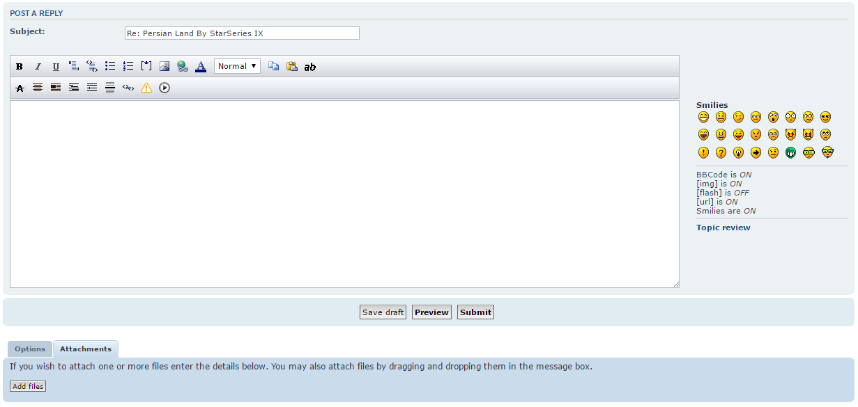 click on "Attachments" -> "Add files"