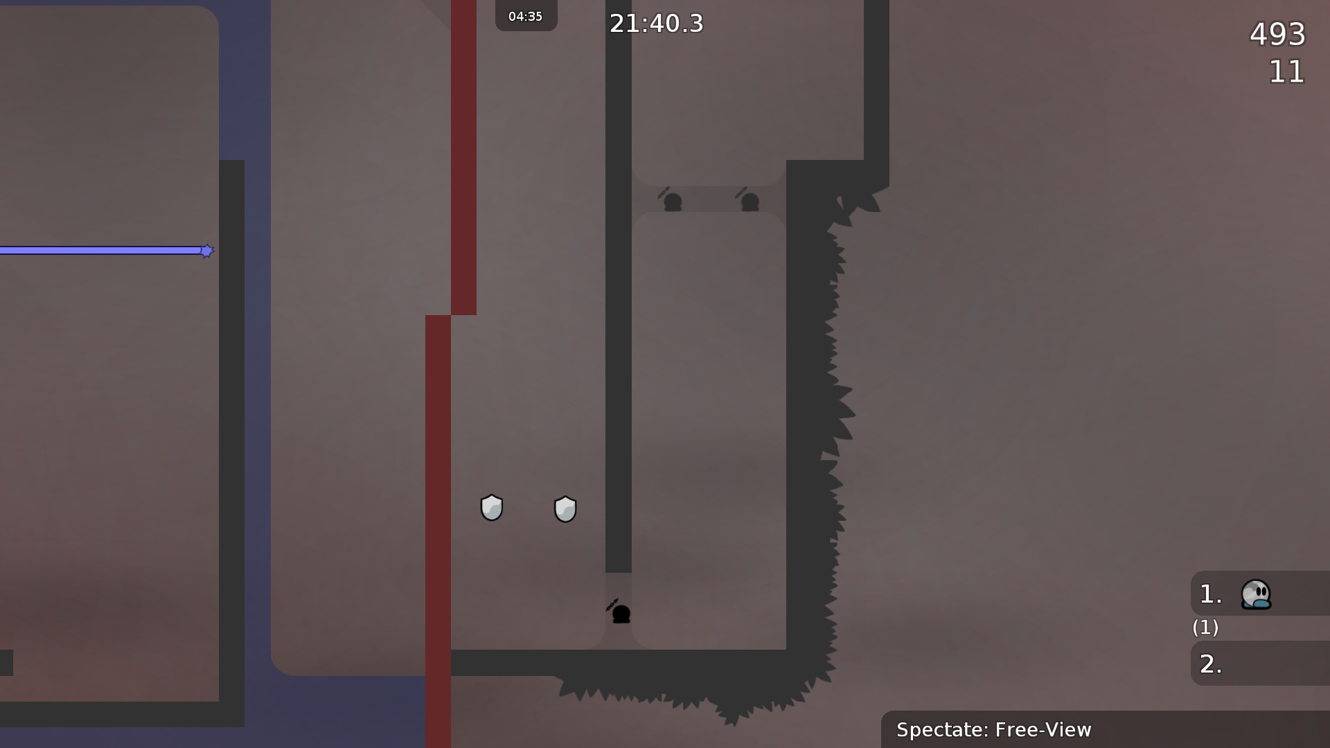 you should use the common marking for endless (index 99/115)