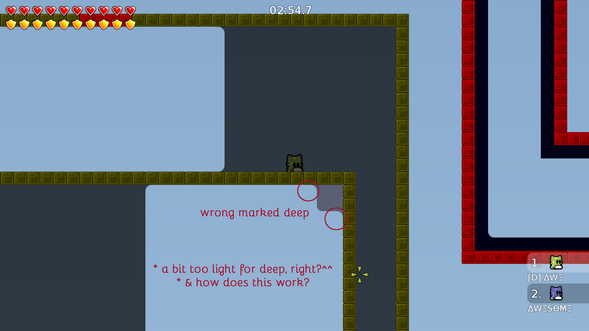 Why there is deep? xD I mean, there is no reason to go in^^