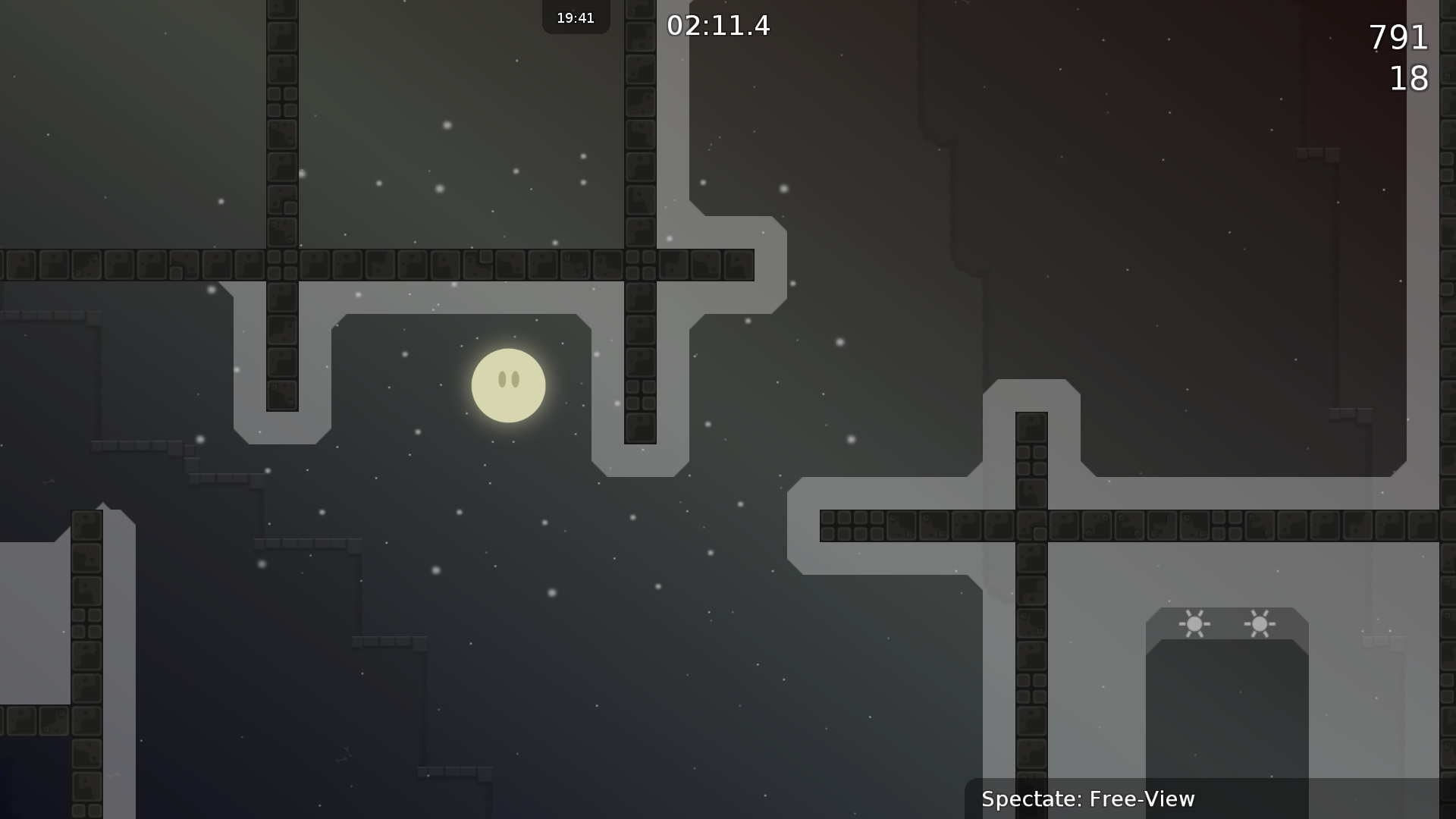 I would suggest, that you make the gap between the 2 long straight tileclutches a bit wider. Minimal change with big impact.