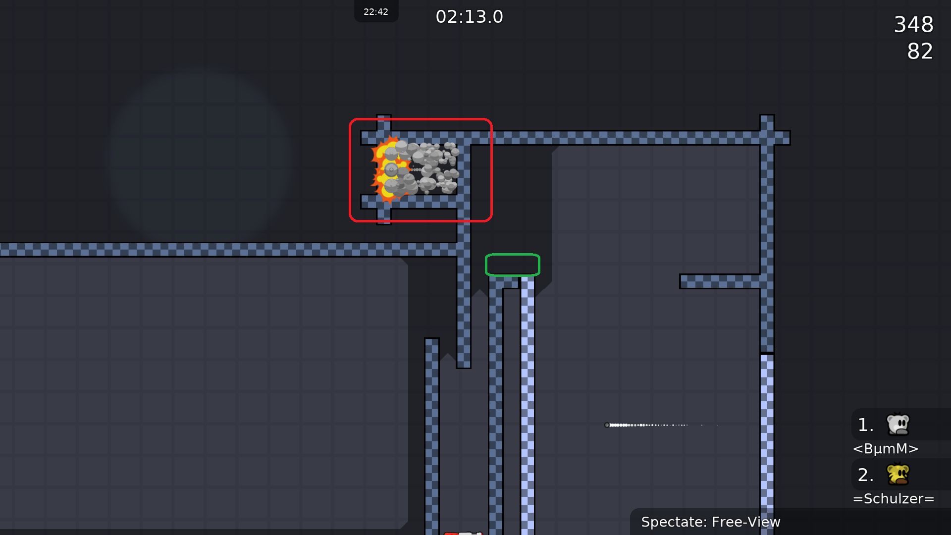green: possible to fail there; red: doesn't work properly