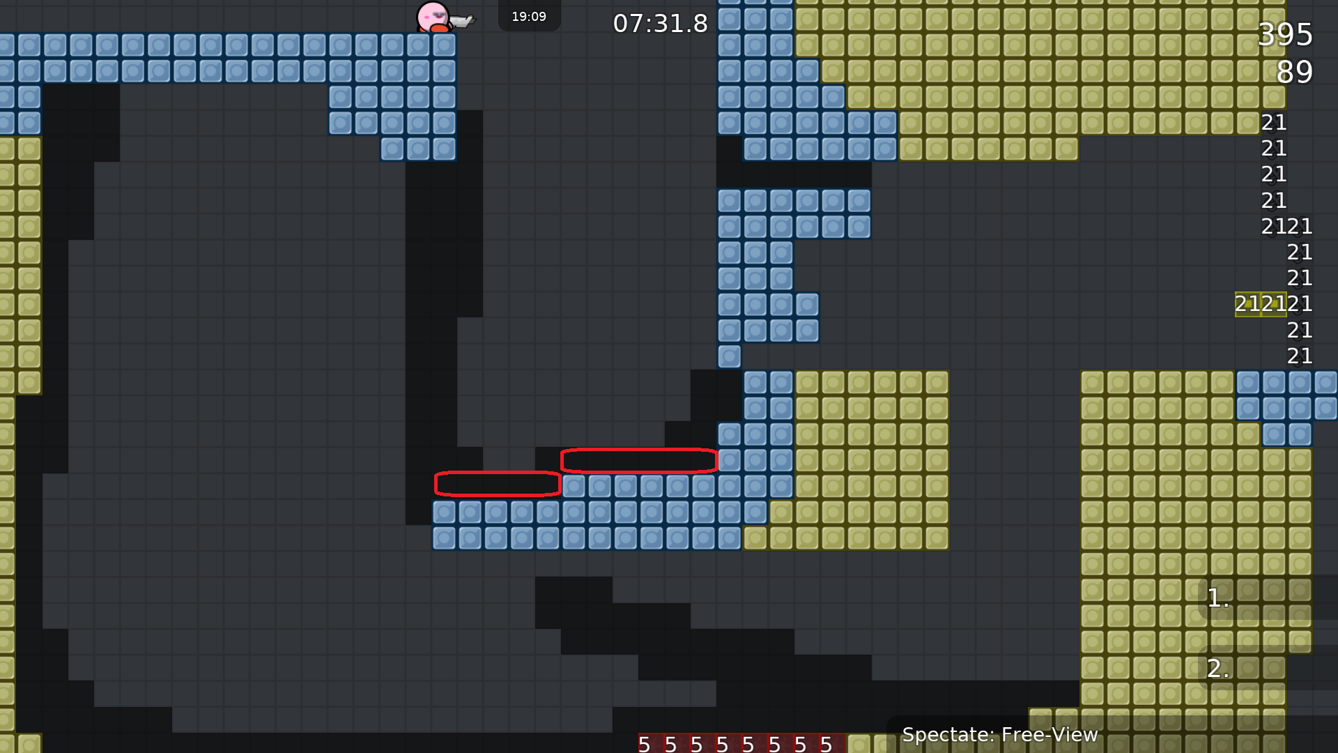Add tele so that you don't have to waste time with hammerflying up after failing. (Suggestion)