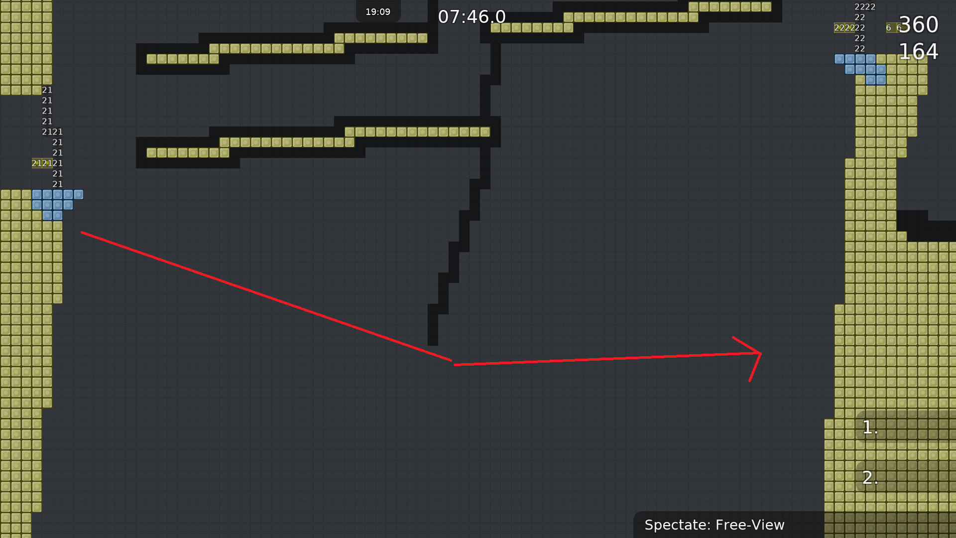 Add more freeze so skipping the gores part isn't possible. (Suggestion)
