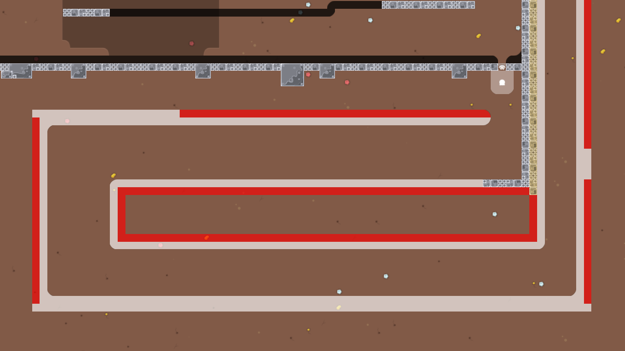 weiß = freeze<br />rot = ecken/hinter der wand