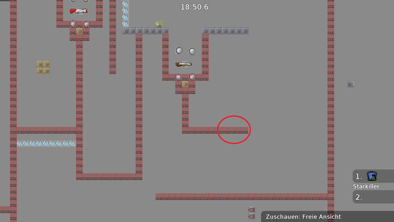 The Hook is close to max. Range, remove some teleports.