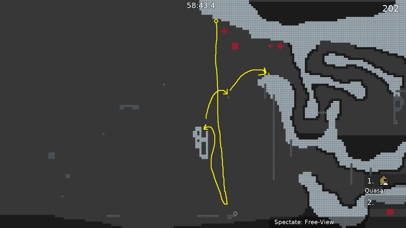 Drop from where yellow circle is -> hook dummy and get him up and I guess rest is pretty clear.