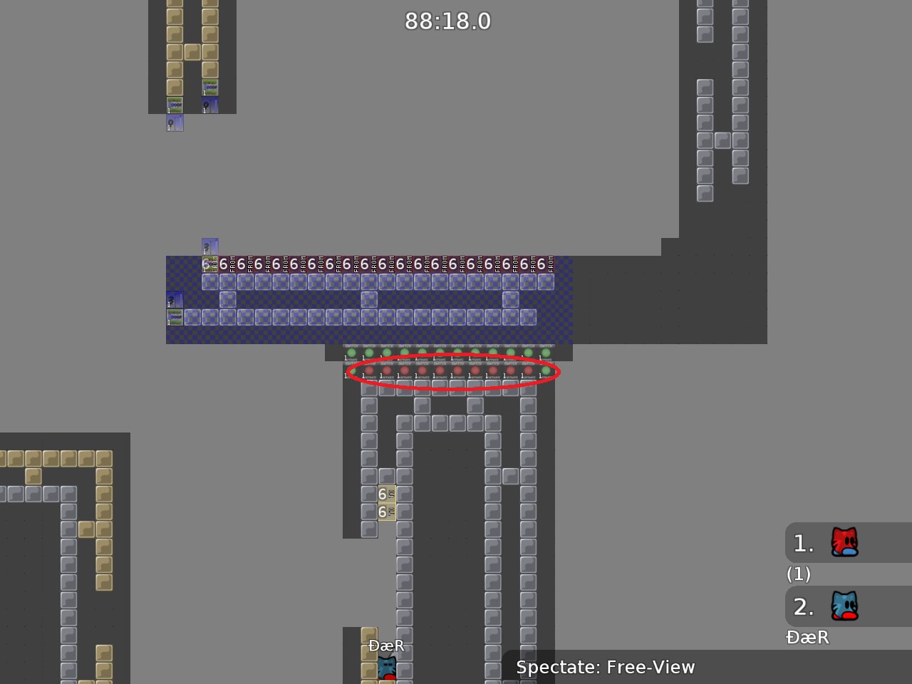 if you kill there the door stays open (in team 0)