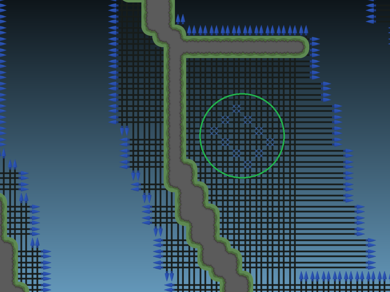 if you want you can add some ropes here (and draw sth.) (in whole map) imo it looks better ^^