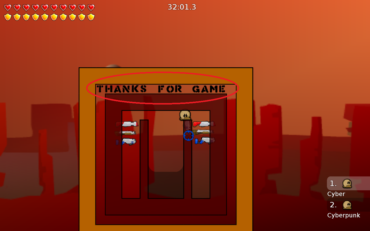 just a simple "thank you" "thank you for game" is incorrect english.