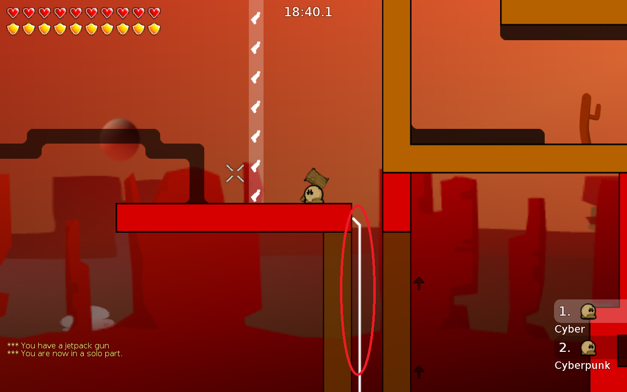 Perhaps you can use the ddnet walljump walls?