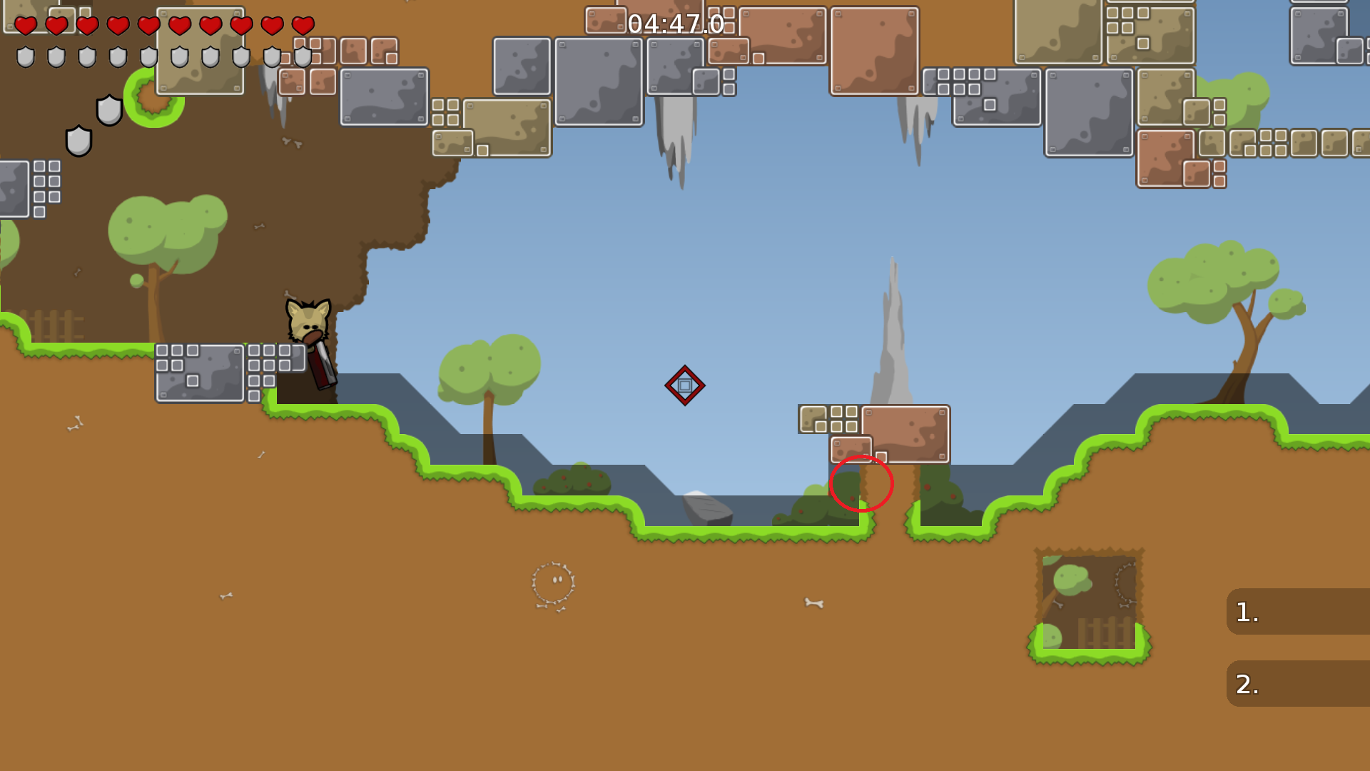 add freeze behind wall