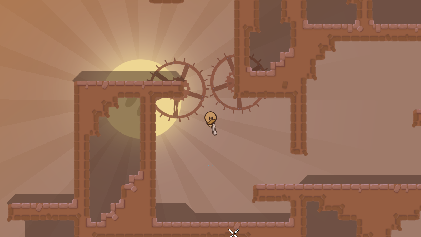 maybe make one wheel smaller than the other?