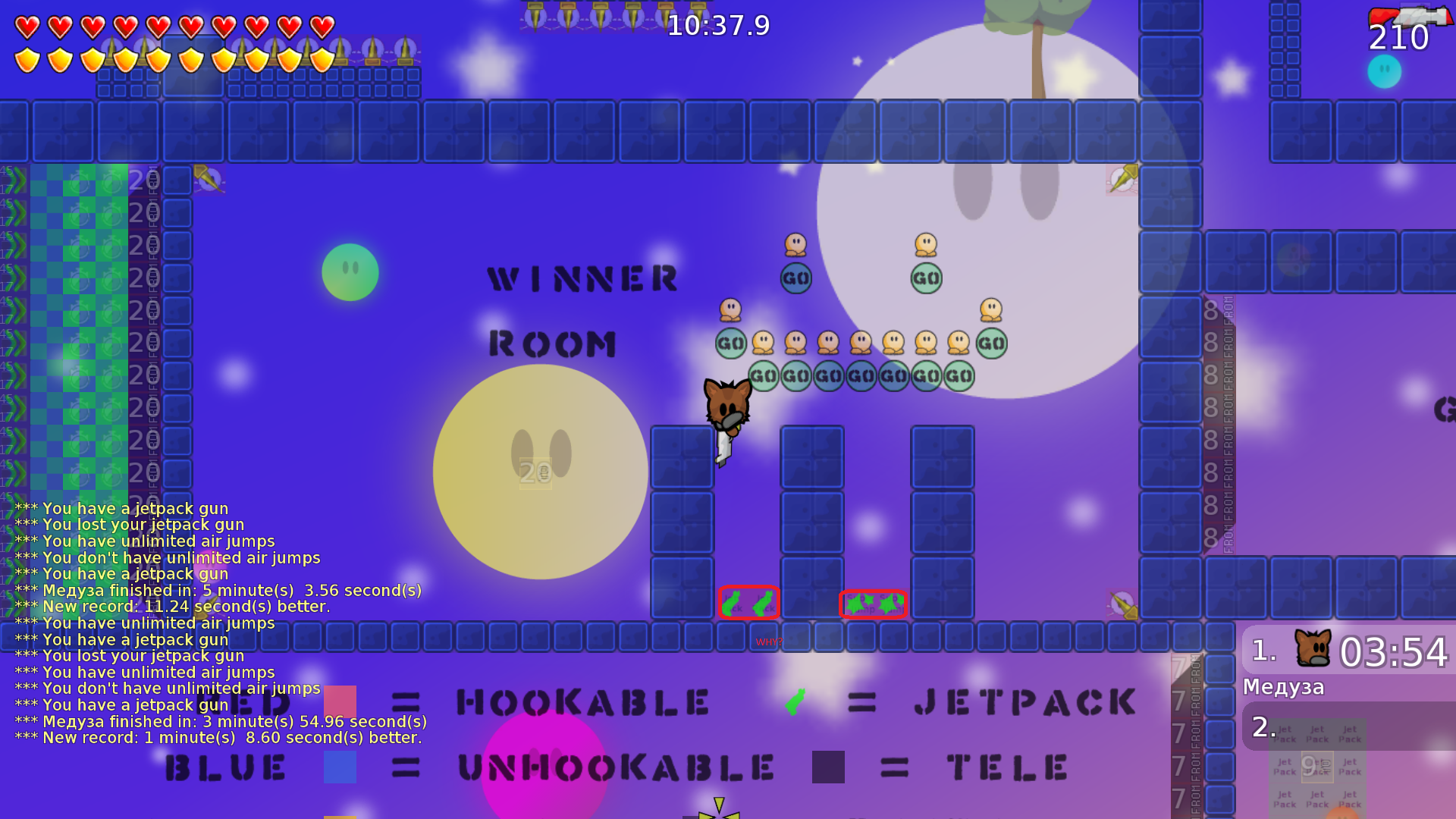 Why i can't get out to back map, but i have jetpack?