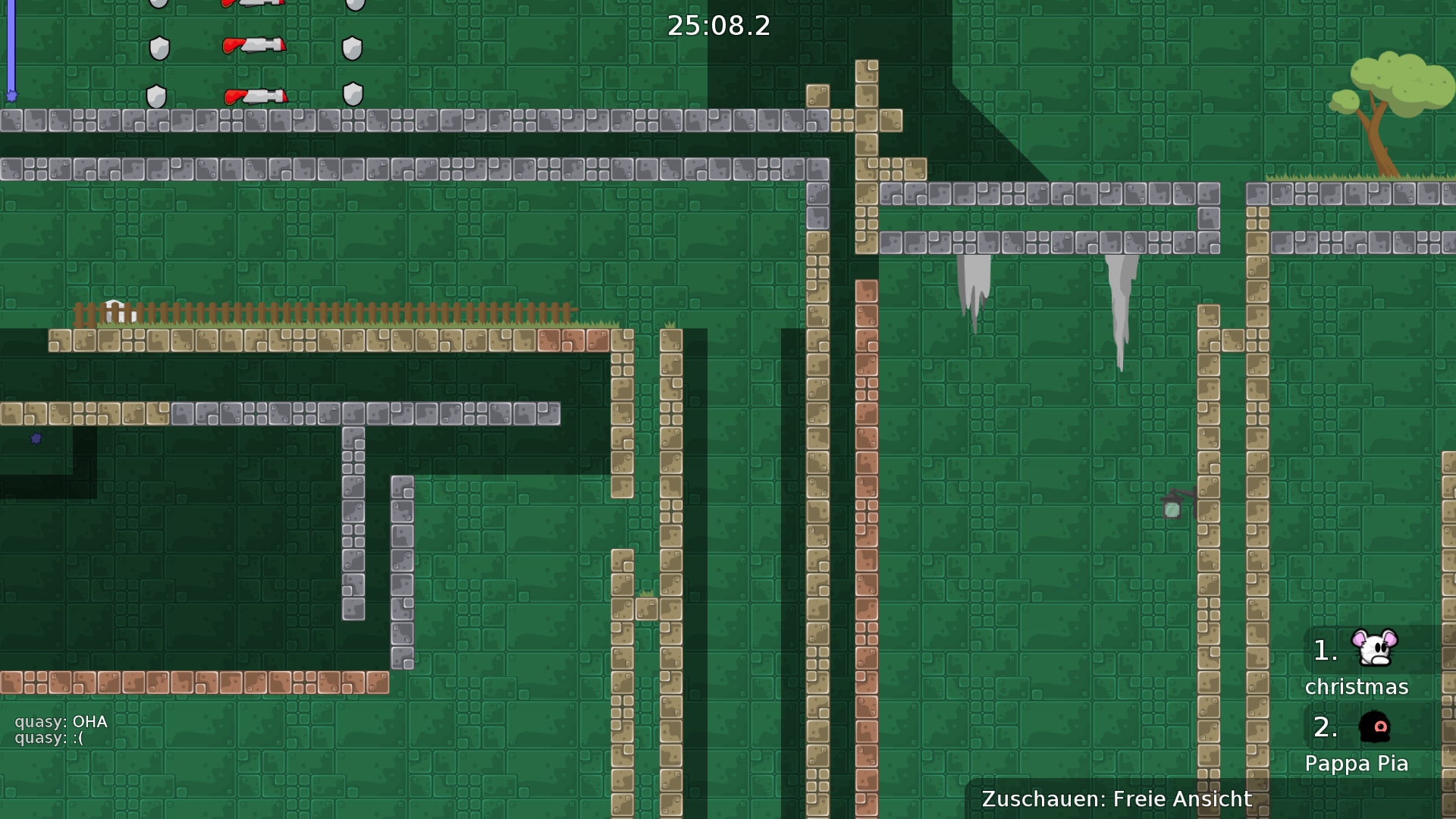 Put corners on the freeze :)