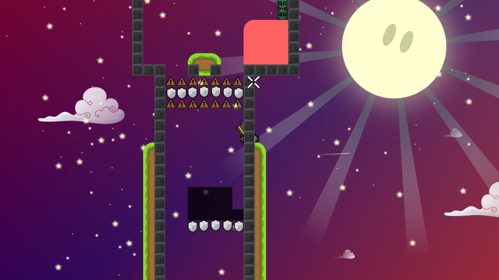 as Varys already mentioned you use triangles for tele and for just warning the player, maybe you can use different markers for one of these things (just use these spikes and/or darker freeze for tele everywhere)