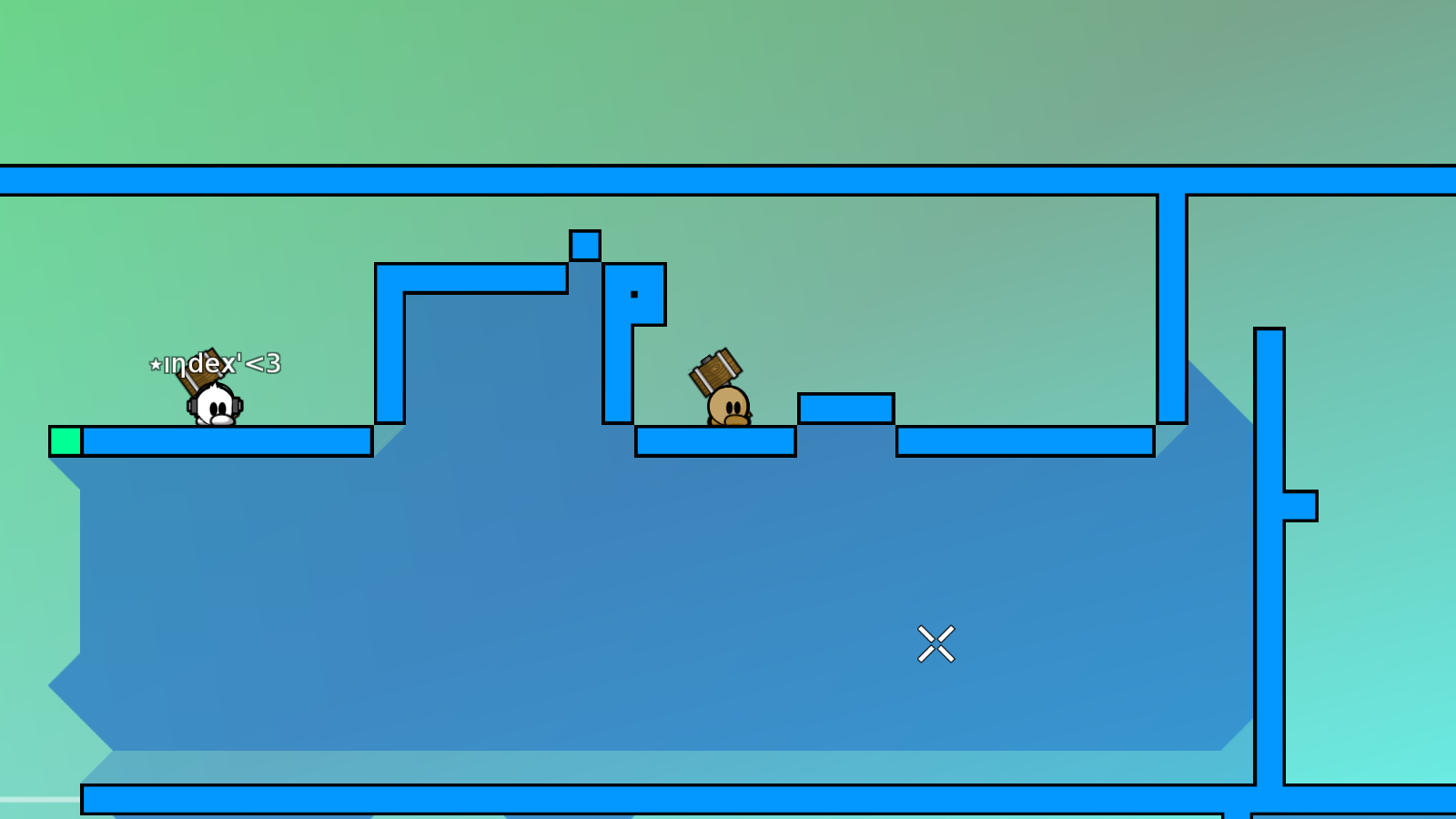 maybe this would look better without the black dot in the middle of that square?