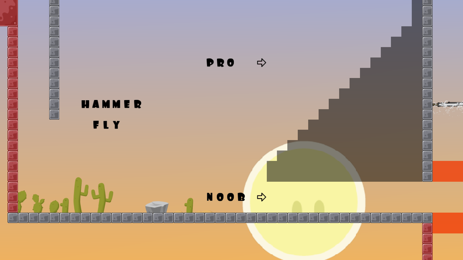 aww, what about hammerfly easy and hard(er), is better than noob and pro imo