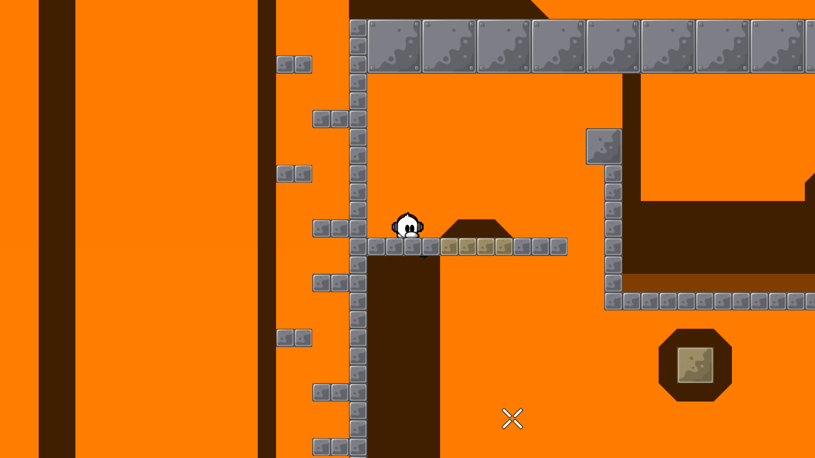 maybe remove the freeze on top of the hookable tiles?