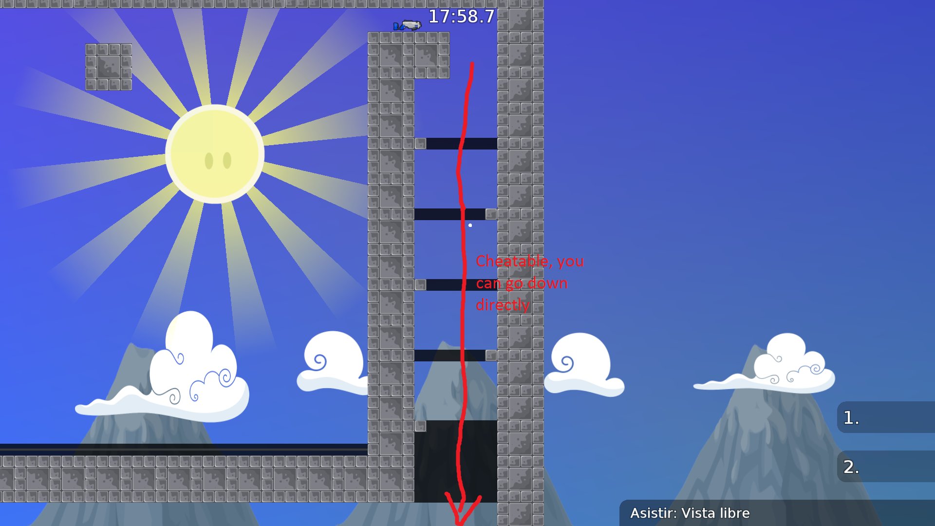 Useless part?? (there is no tp down or somethink)