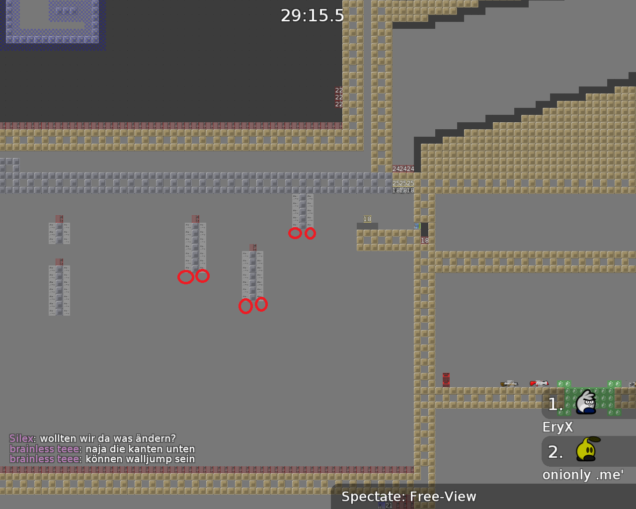 you can add here (in the whole part) walljump tiles, so you can even walljump if you only hit the tile on the lowest height