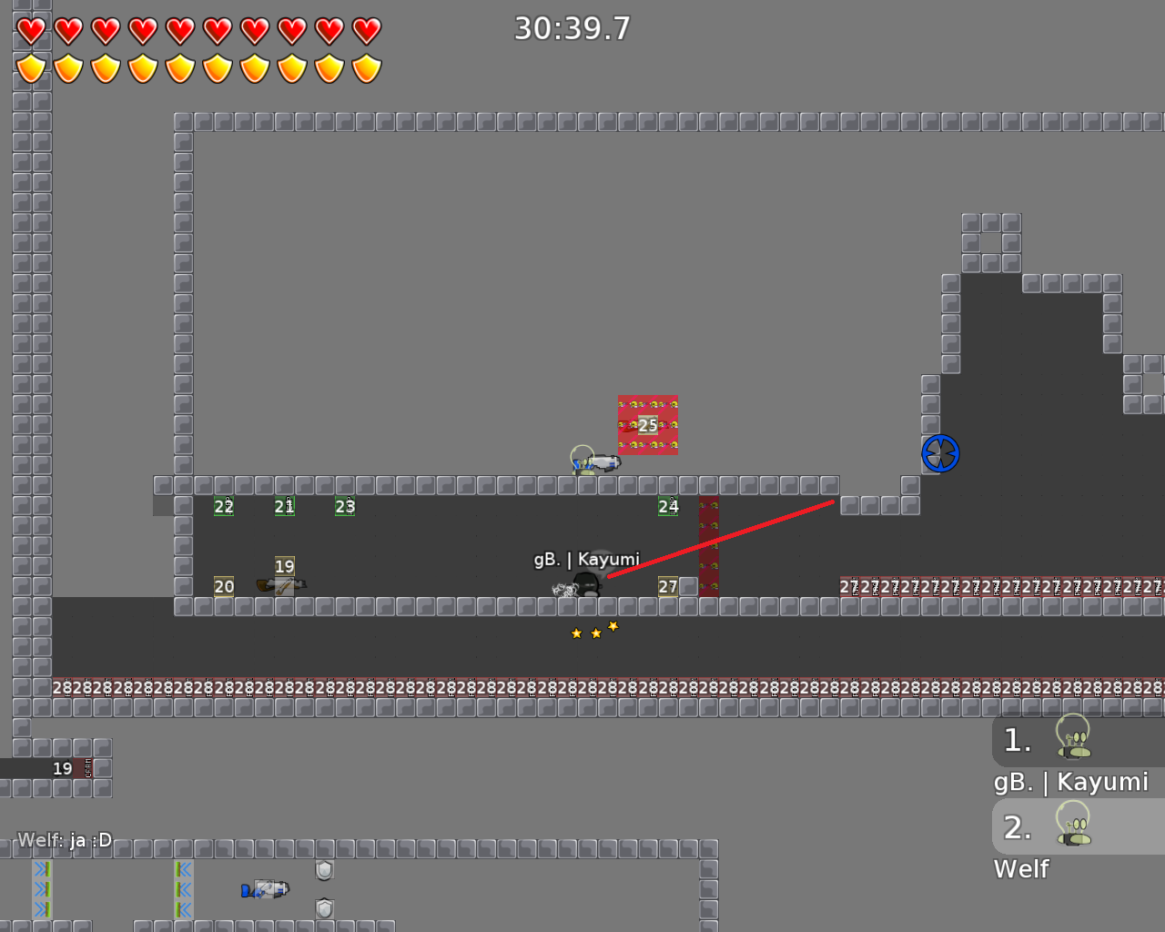 if you do the part when your "dummy" is there while you do the part you get punished, you can add some hookthrough