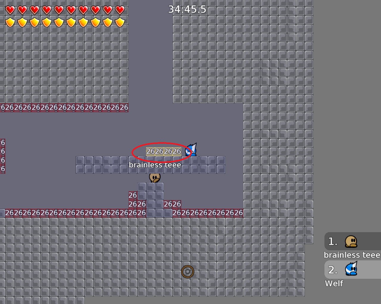 7. make a gap between to tele, decide if they really should be on the ground